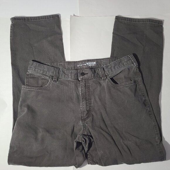 Carhartt Relaxed Fit Men's Gray Canvas Pants Size 36 x 30 - Picture 3 of 6